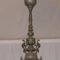 Antique Hand Painted Oil Lamp